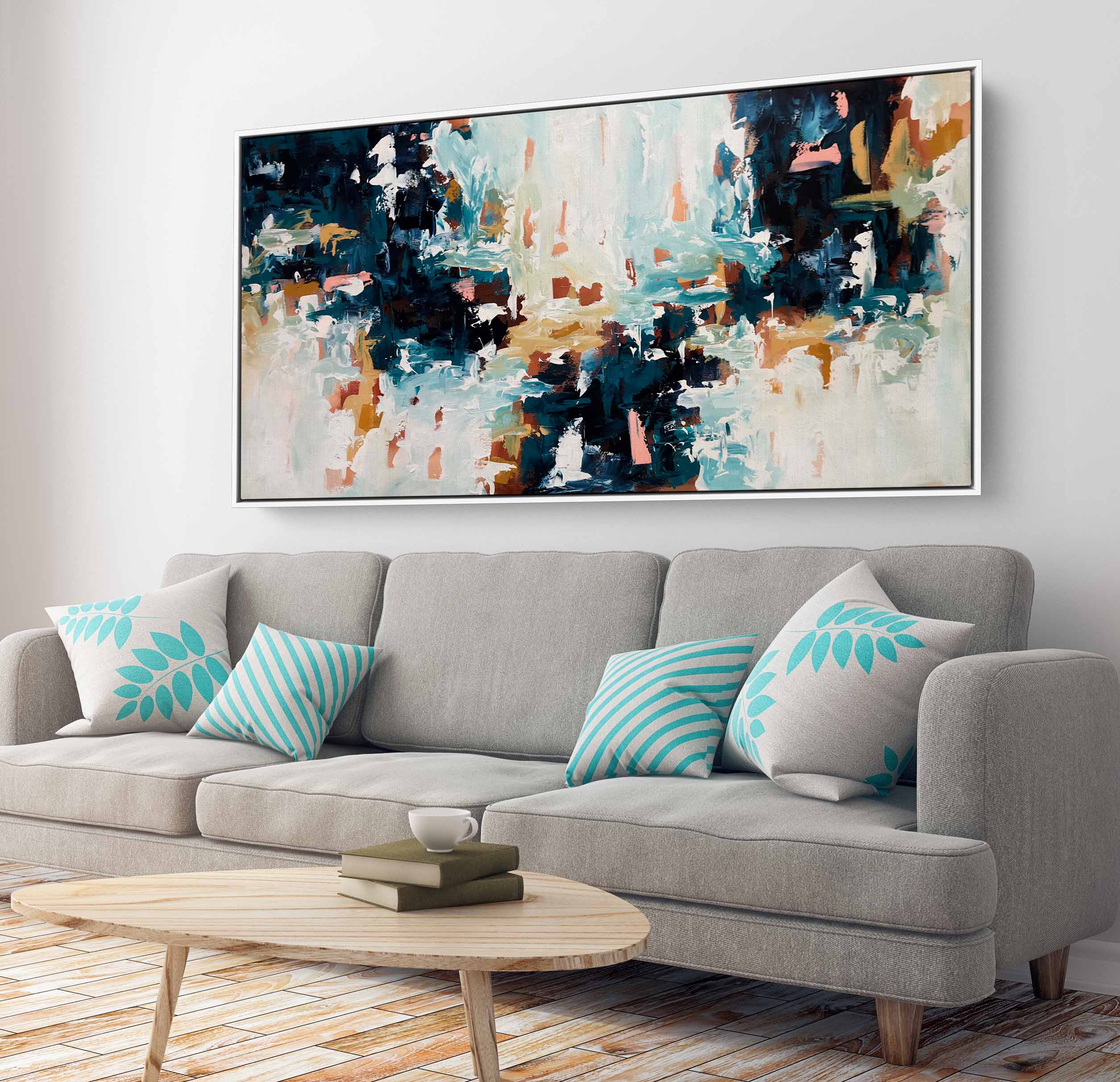 Blurred Emotions - 152x76 cm - Original Painting