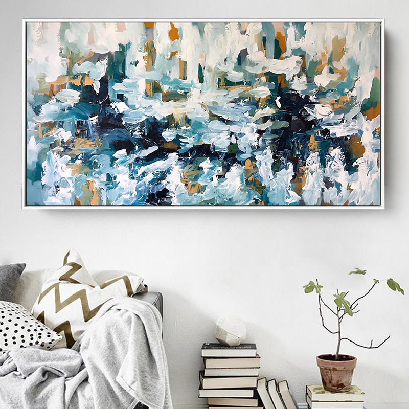 Silent River 2- 152x76 cm - Original Painting