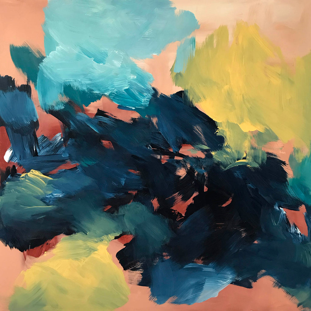 Lost In Time - 102x102 cm - Original Painting