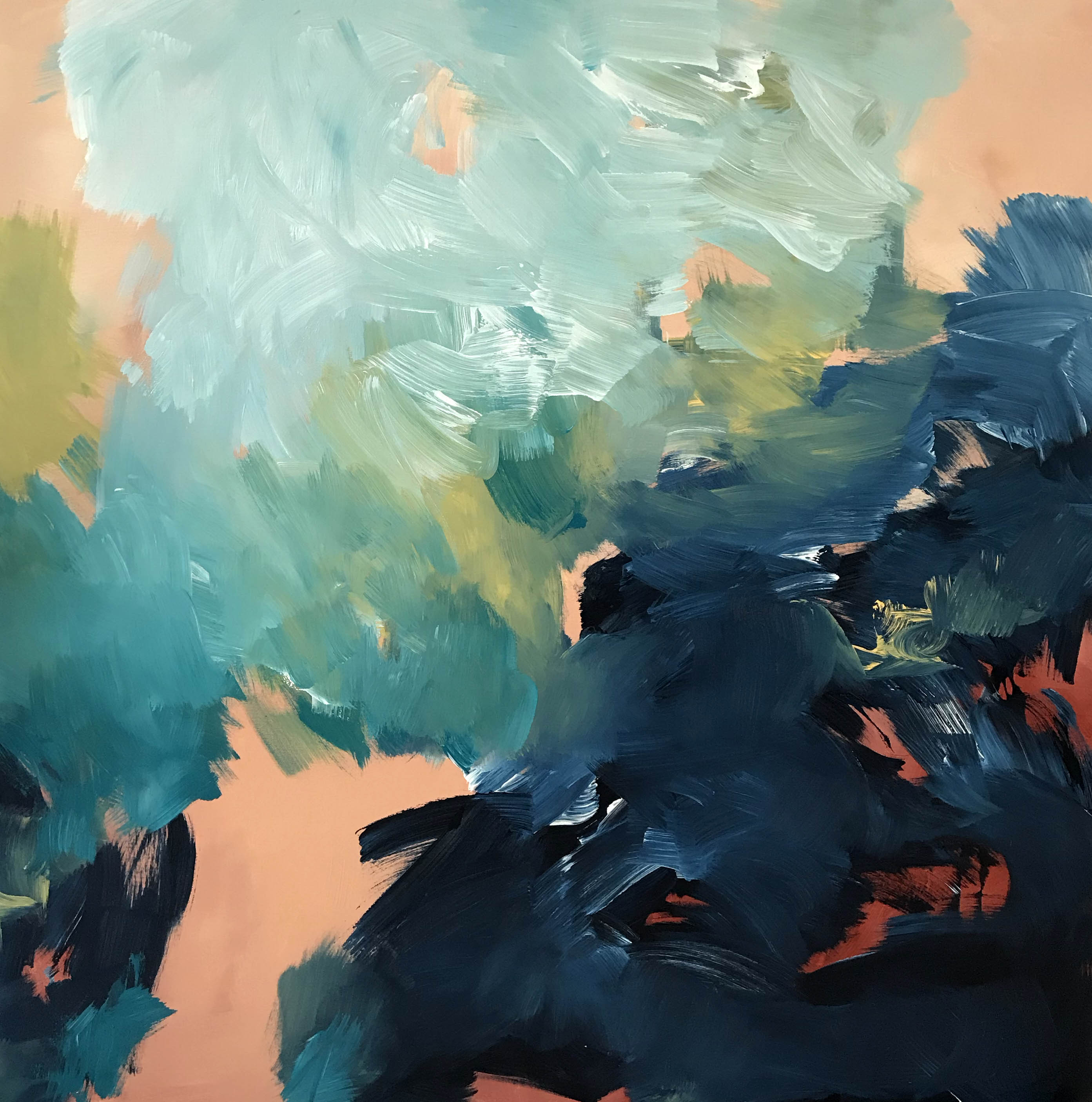 Lost In Time 2 - 102x102 cm - Original Painting