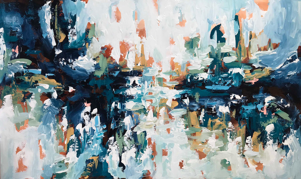 Midnight Conversations 2 - 152x92 cm - Original Painting