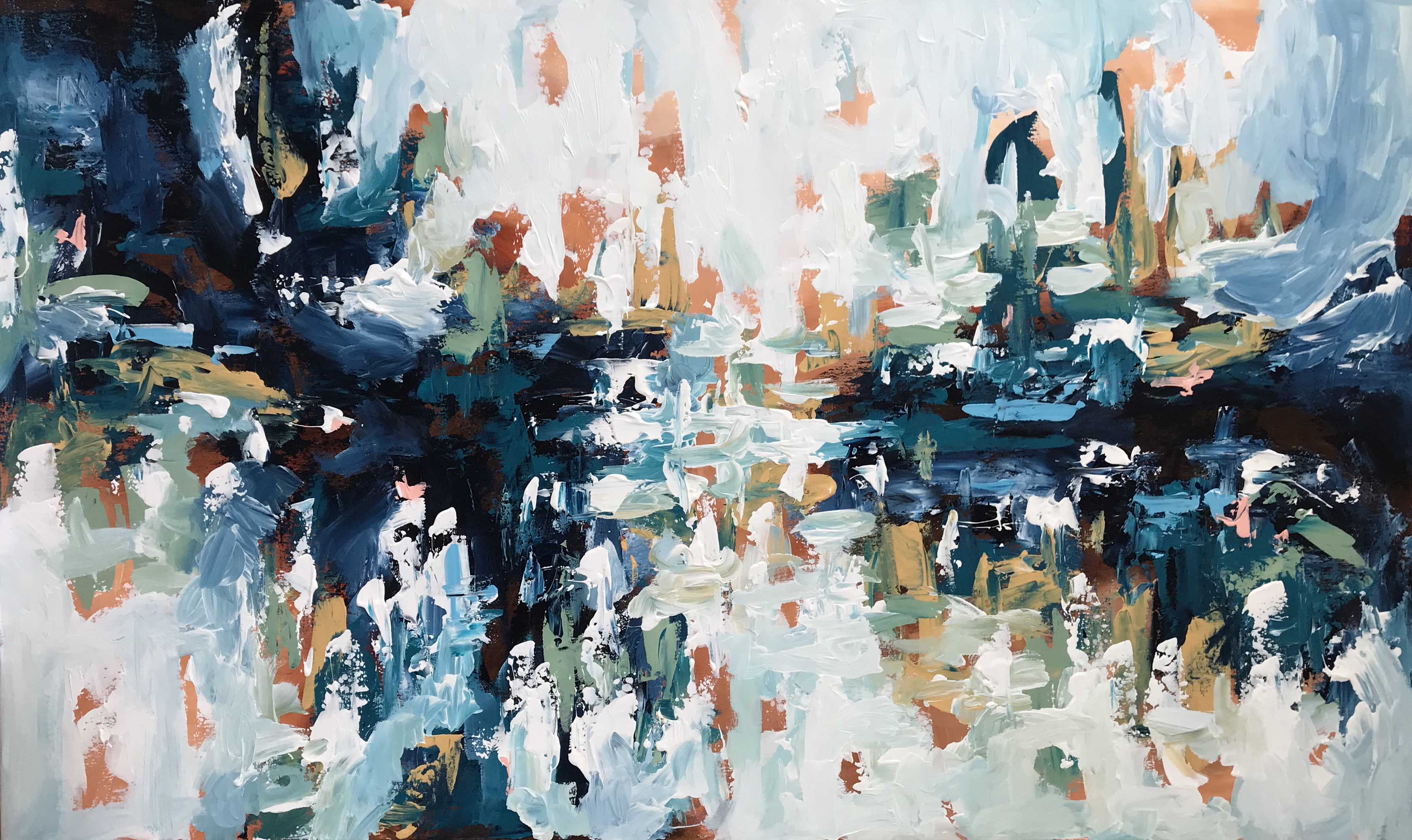Midnight Conversations 2 - 152x92 cm - Original Painting