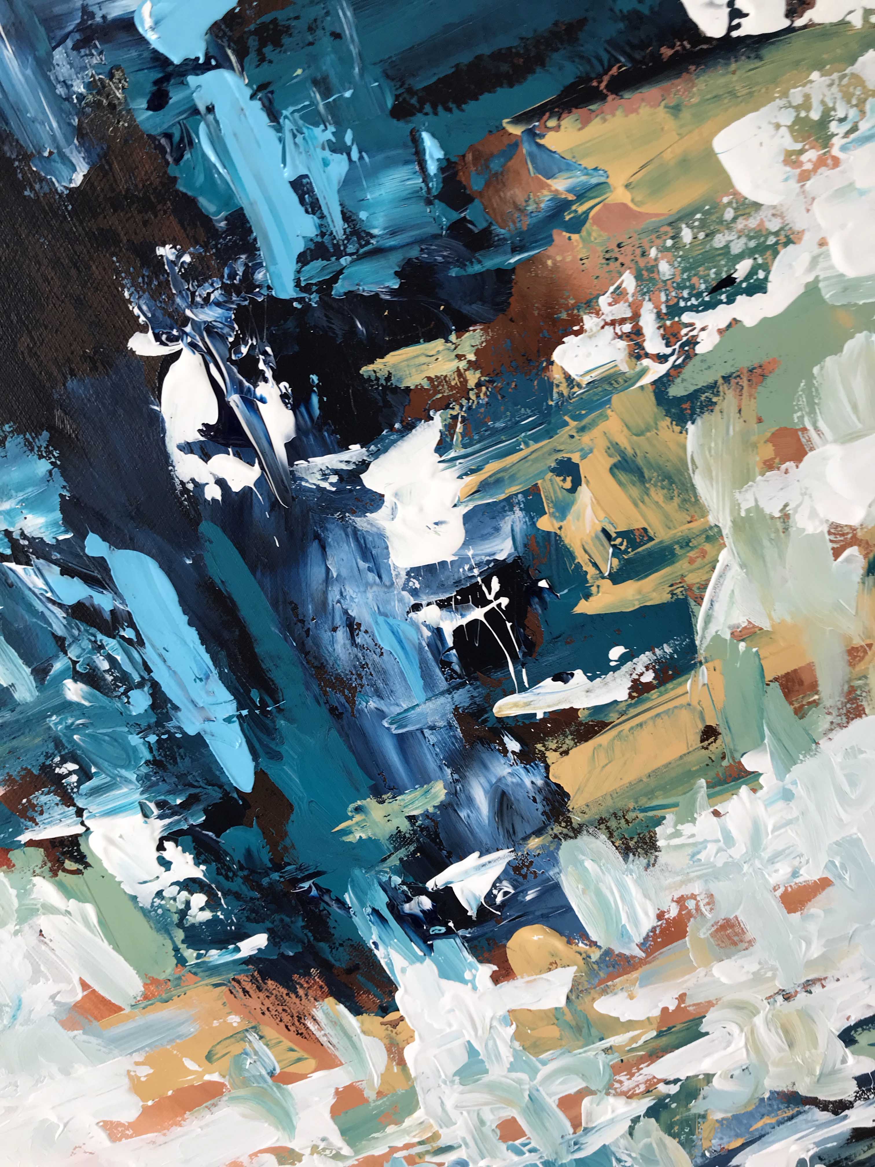 Midnight Conversations 2 - 152x92 cm - Original Painting