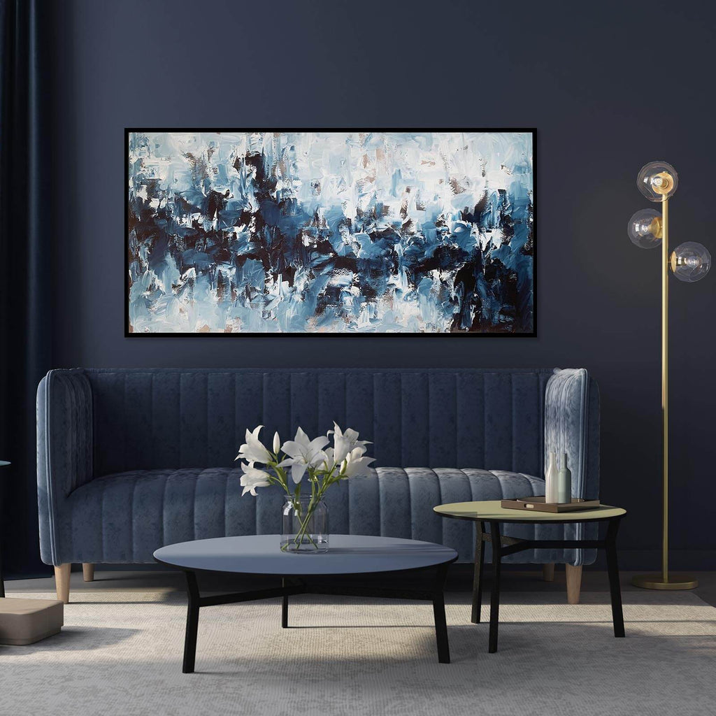 Misty Waters - 152x76 cm - Original Painting