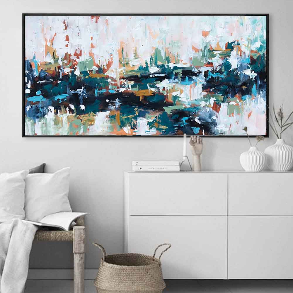 Just Passing By - 122x61 cm - Original Painting