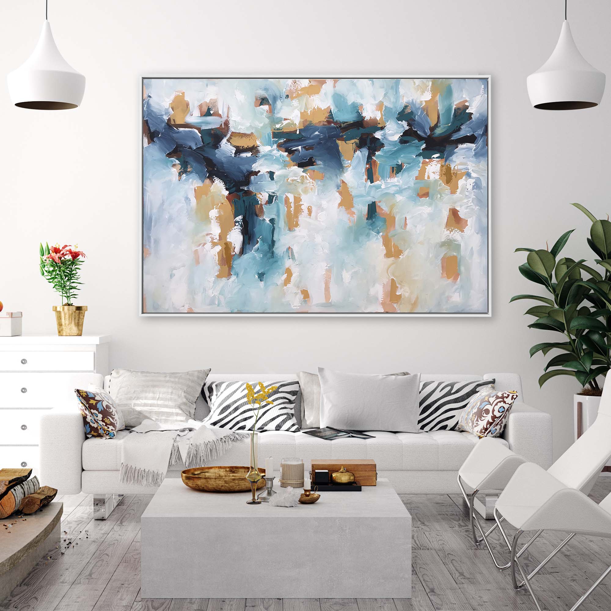 Hourglass - 152x102 cm - Original Painting