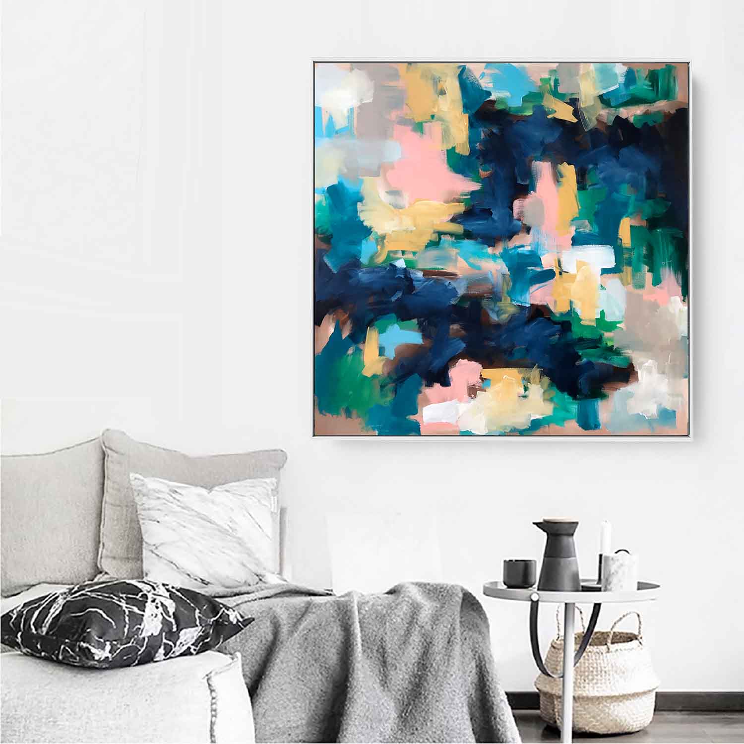 Labyrinth - 102x102 cm - Original Painting
