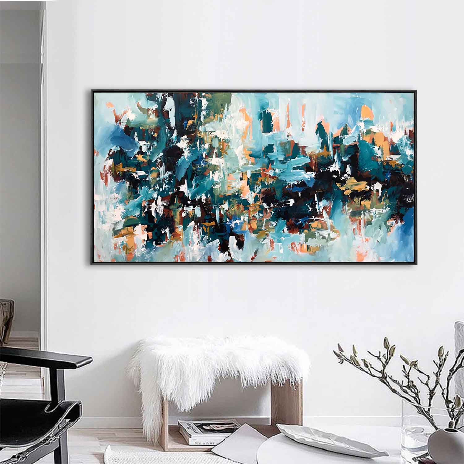 Rebuilding The Fortress - 152x82 cm - Original Painting