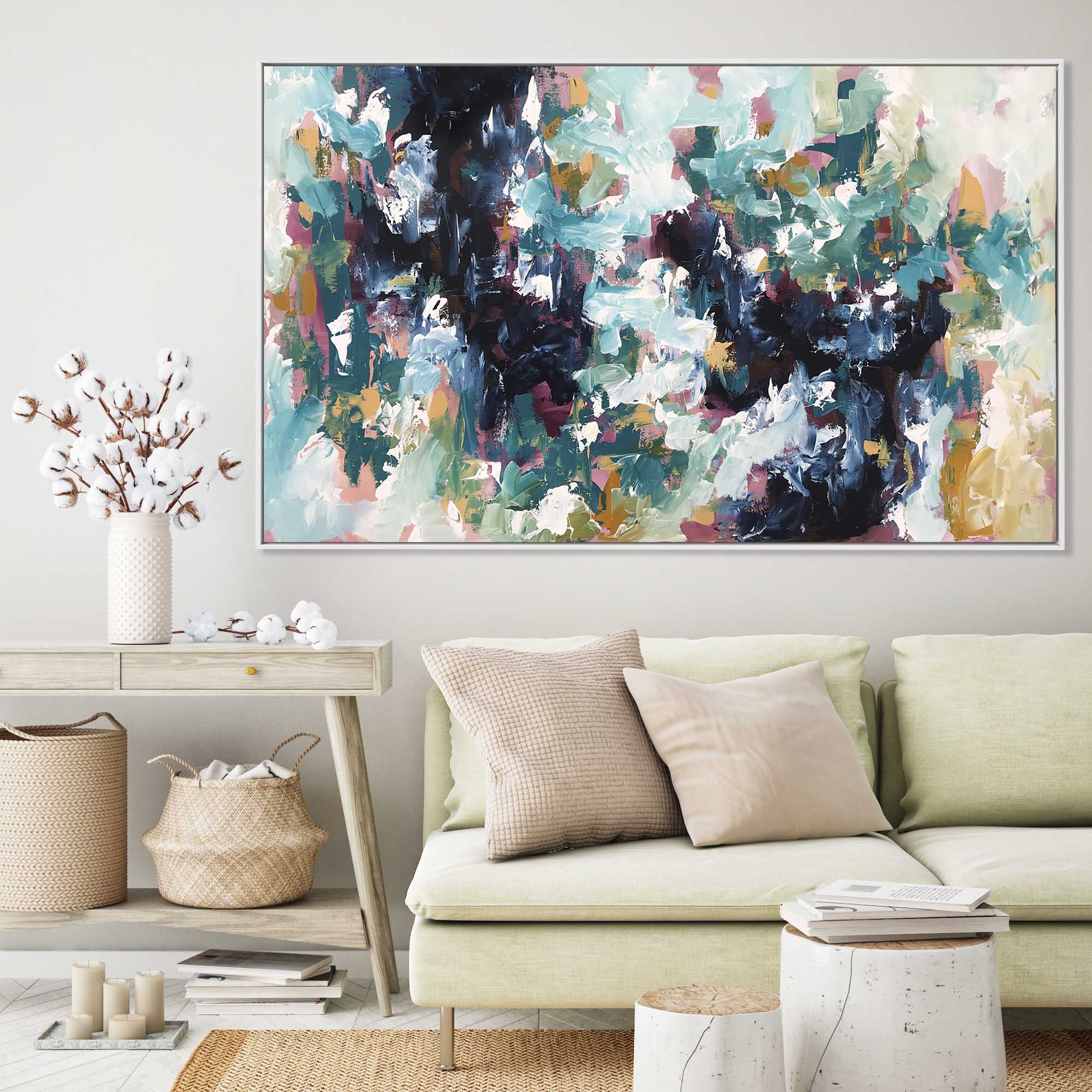 Rebuilding The Fortress 2 - 152x92 cm - Original Painting