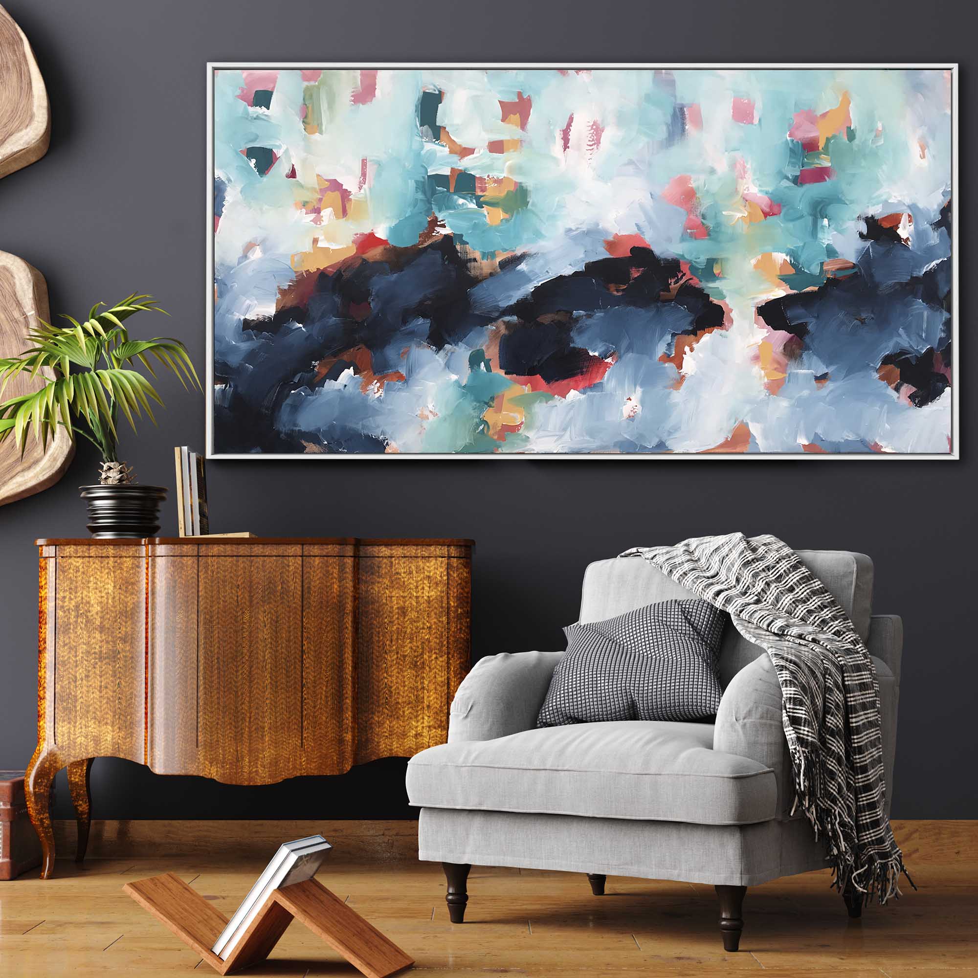 A Ripple In the Ocean - 152x80 cm - Original Painting