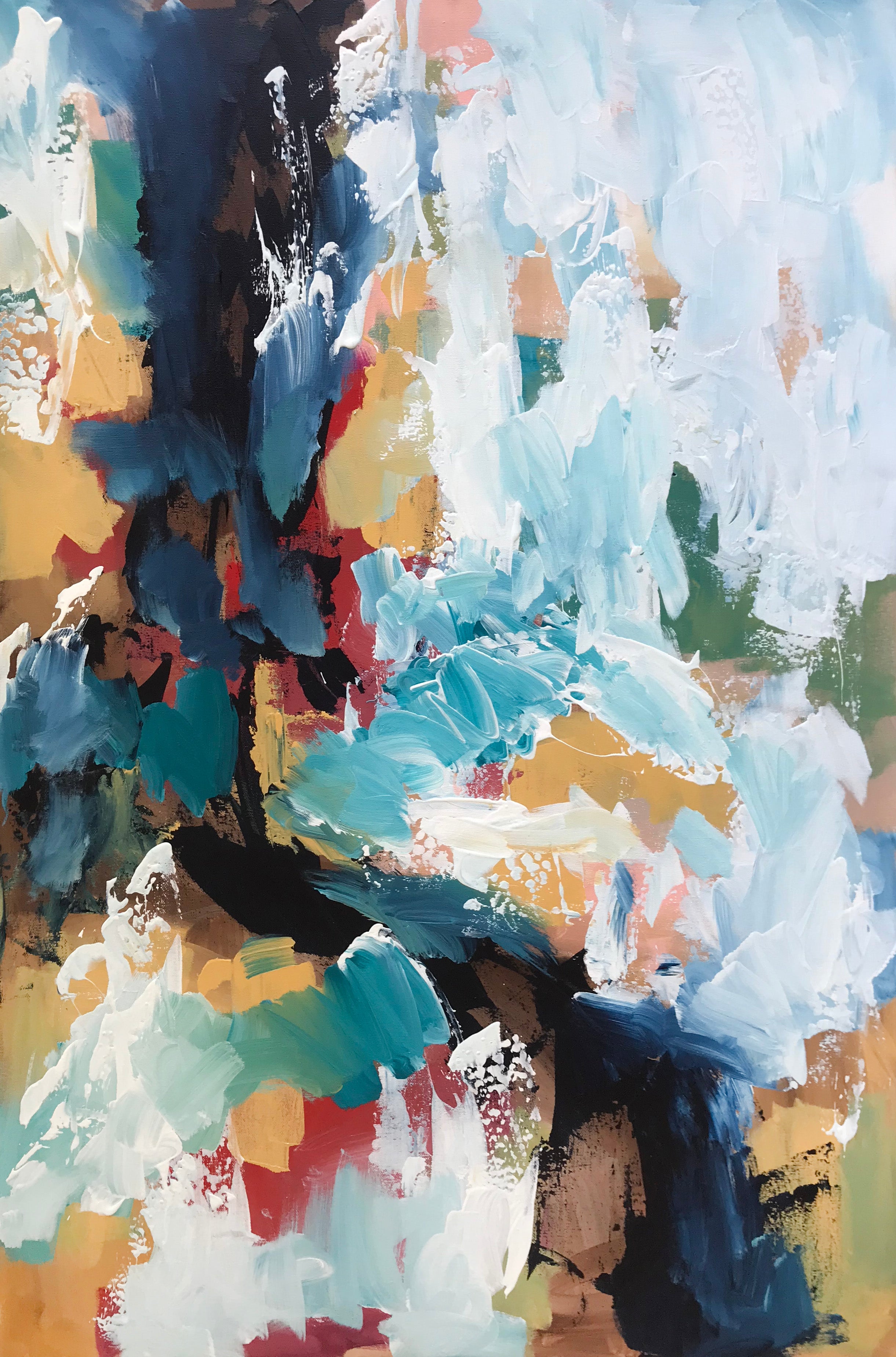 Monument Part 2 - 61x92 cm - Original Painting