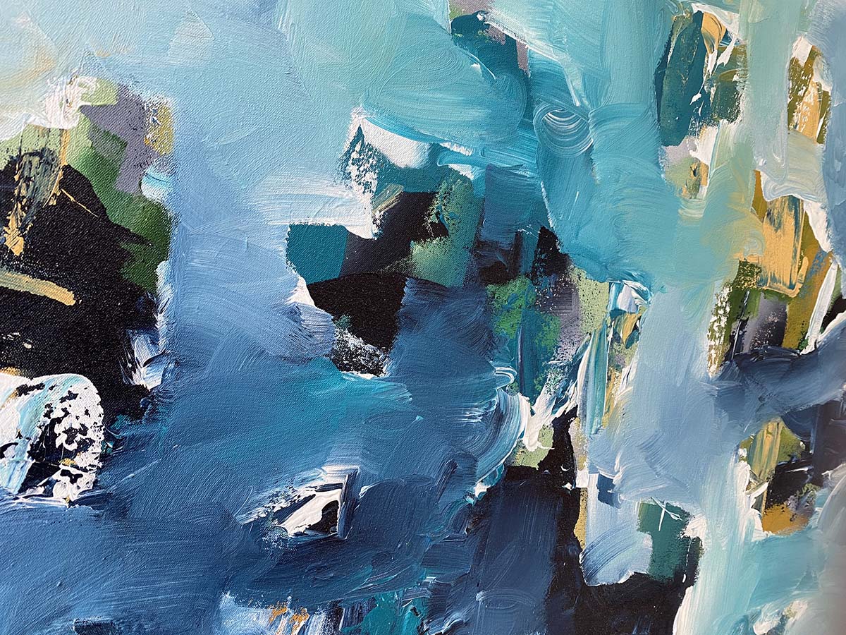 Moonflower - 150x76 cm - Original Painting