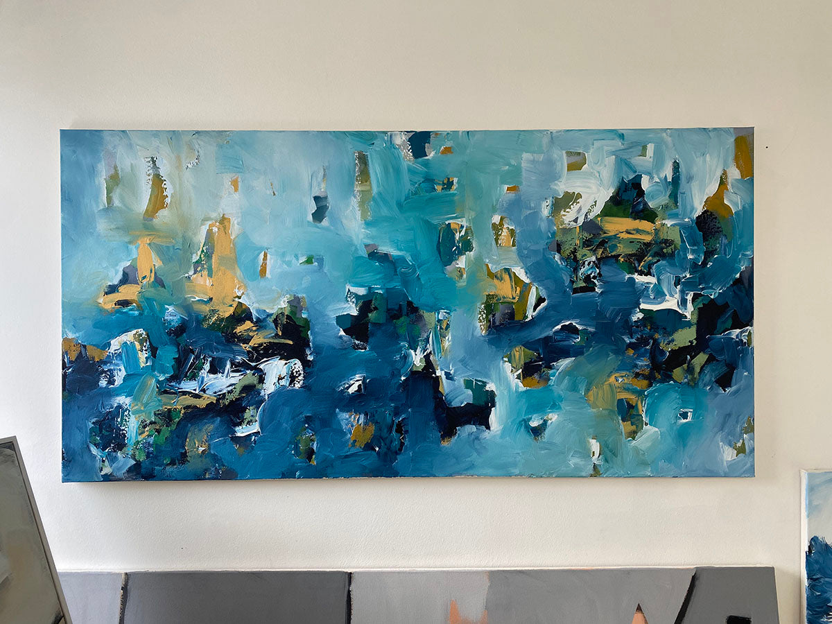 Moonflower - 150x76 cm - Original Painting