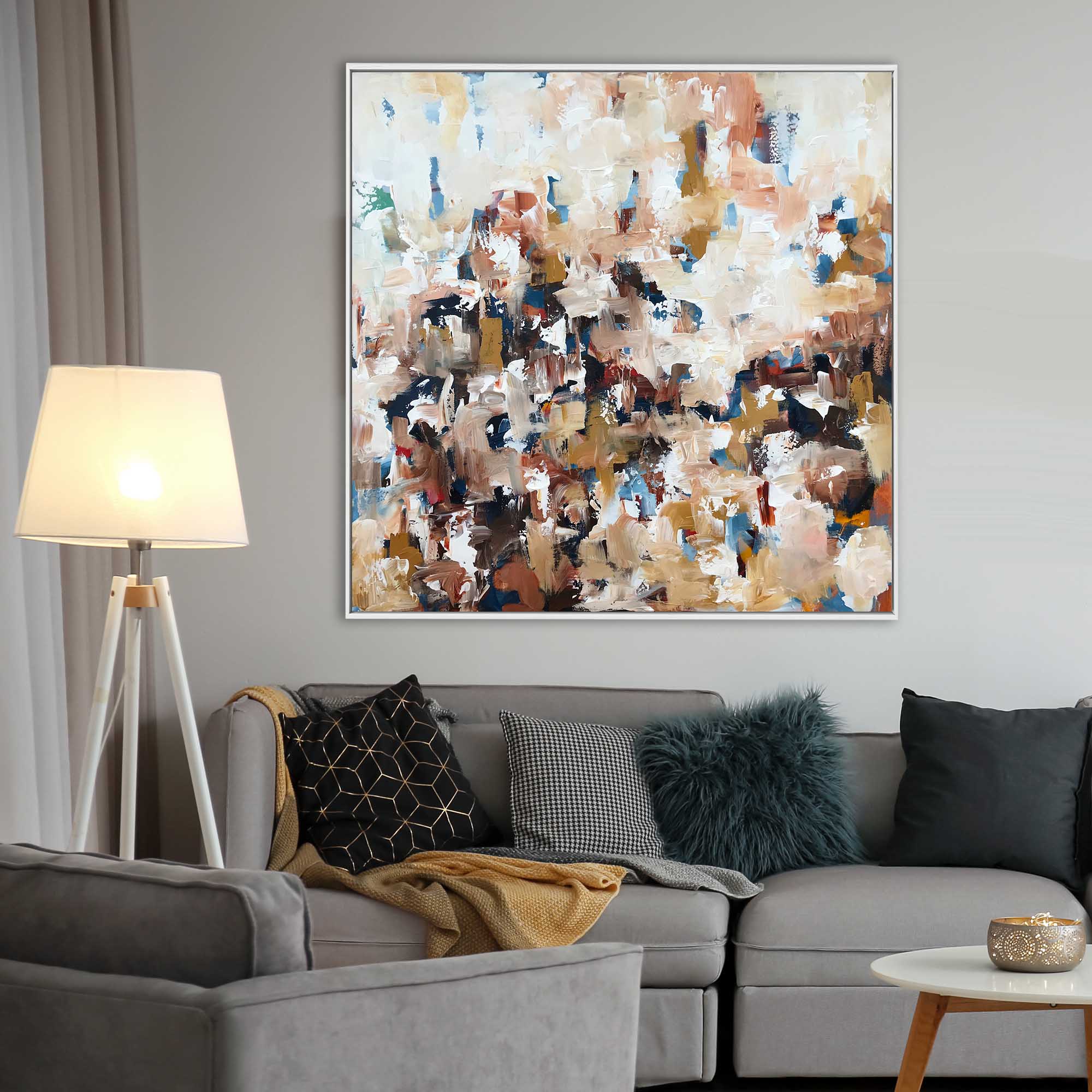 Sunset 2 - 102x102 cm - Original Painting