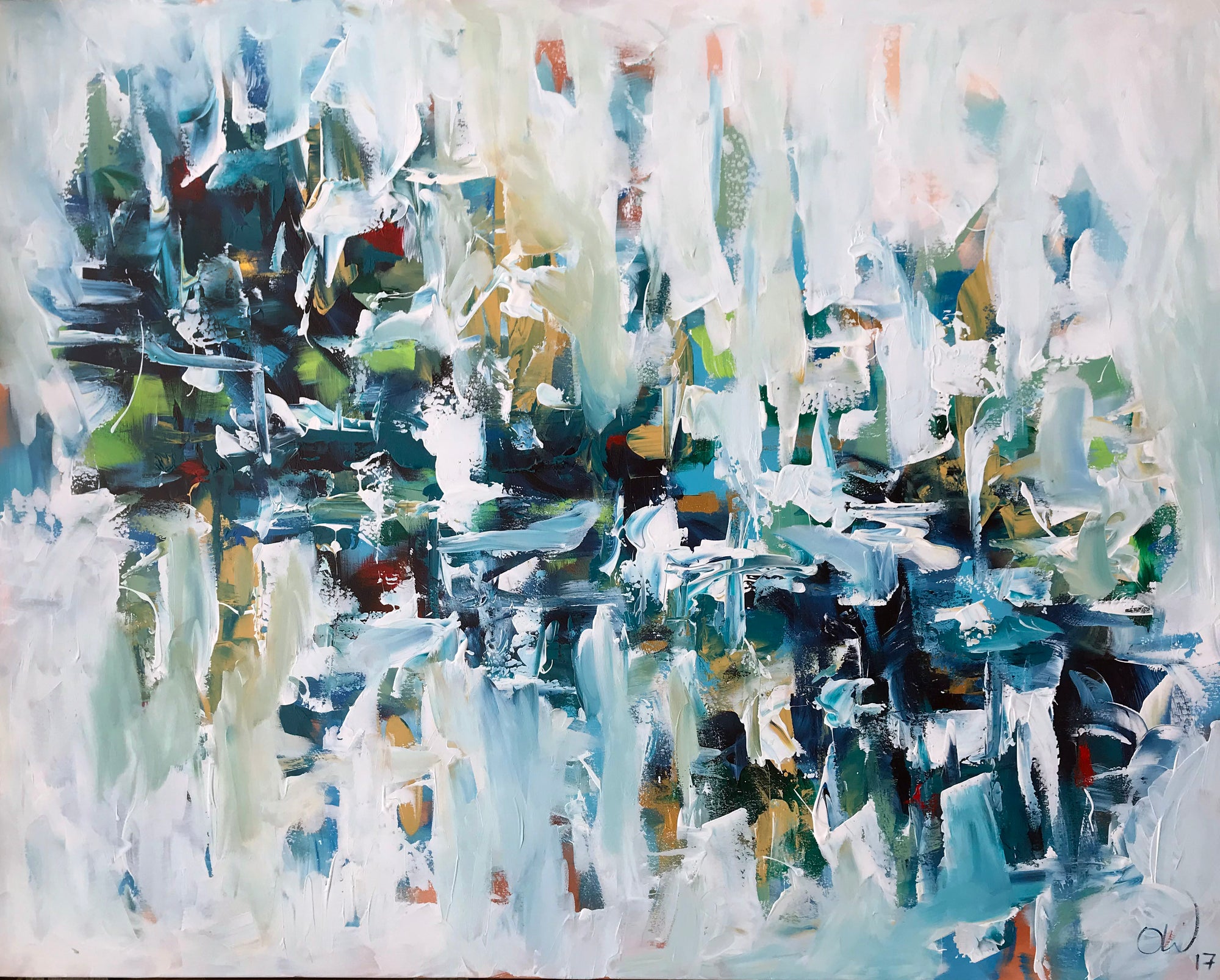 Dreaming Once Again - 152x120 cm - Original Painting-OmarObaid.com