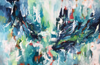 Sound Of The Water - 152x100 cm - Original Painting-OmarObaid.com