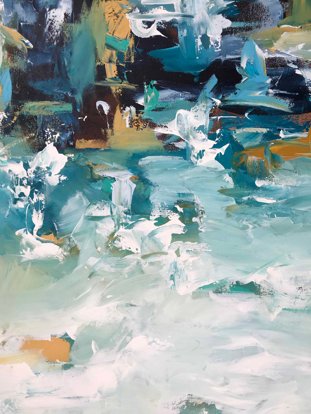 Obsession Part 1 - 102x102 cm - Original Painting-OmarObaid.com