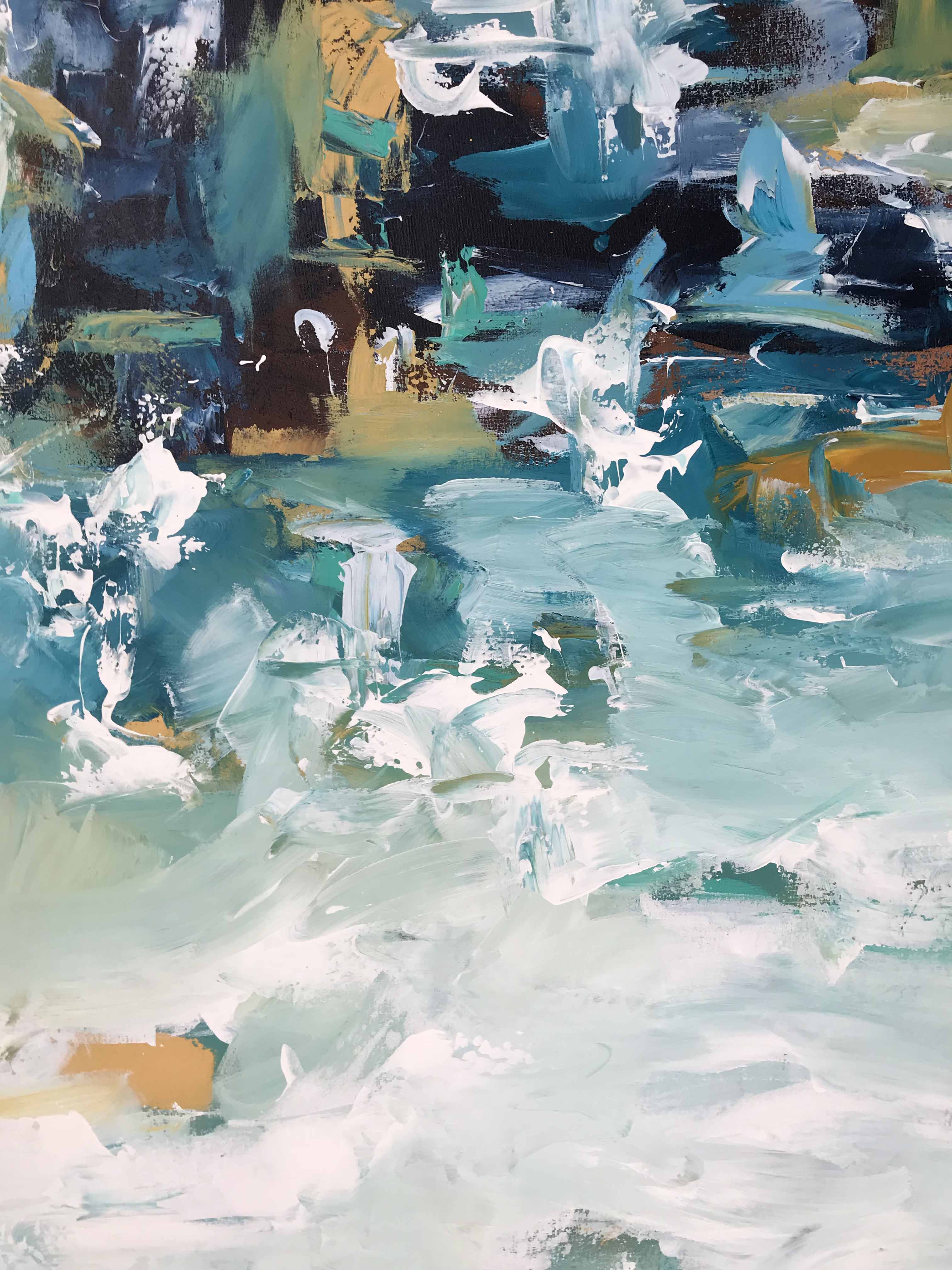 Obsession Part 1 - 102x102 cm - Original Painting-OmarObaid.com
