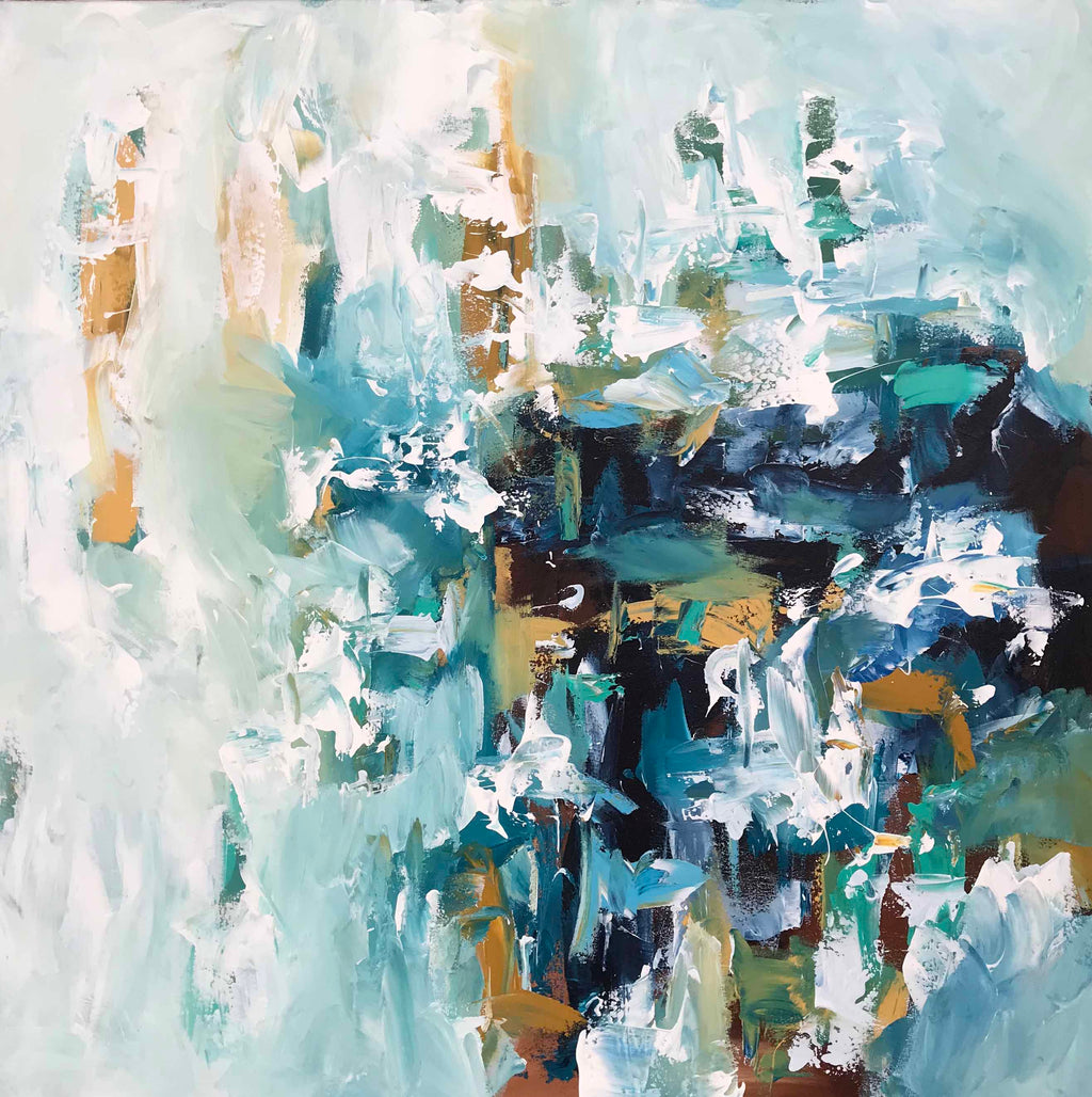 Obsession Part 1 - 102x102 cm - Original Painting-OmarObaid.com
