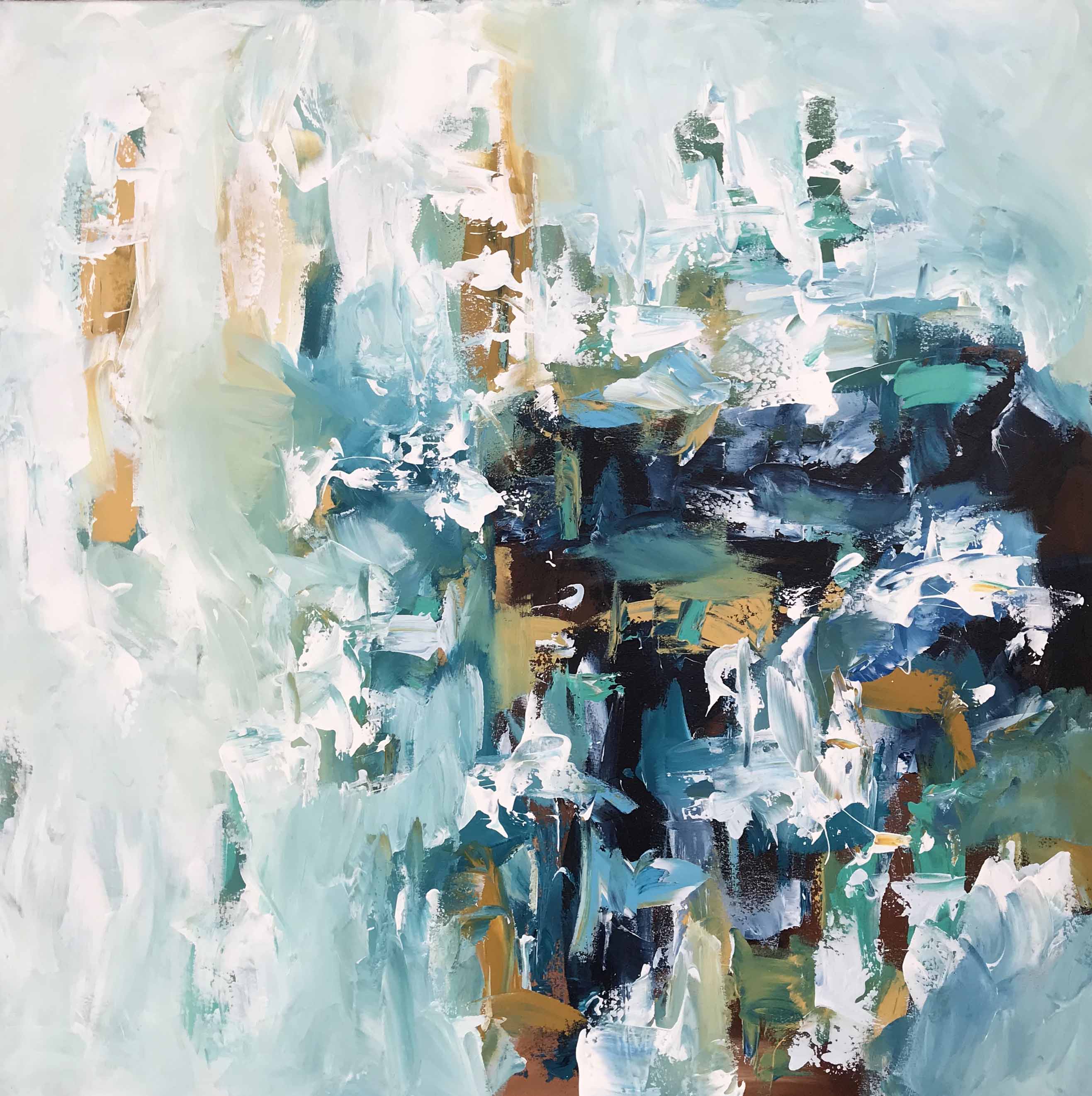 Obsession Part 1 - 102x102 cm - Original Painting-OmarObaid.com