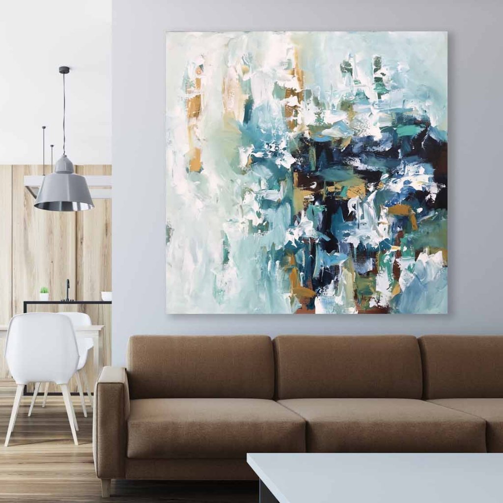 Obsession Part 1 - 102x102 cm - Original Painting-OmarObaid.com