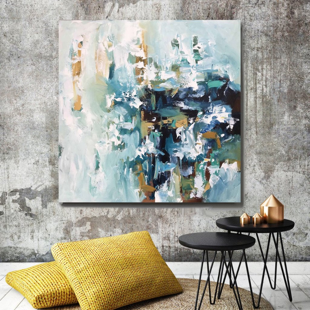 Obsession Part 1 - 102x102 cm - Original Painting-OmarObaid.com