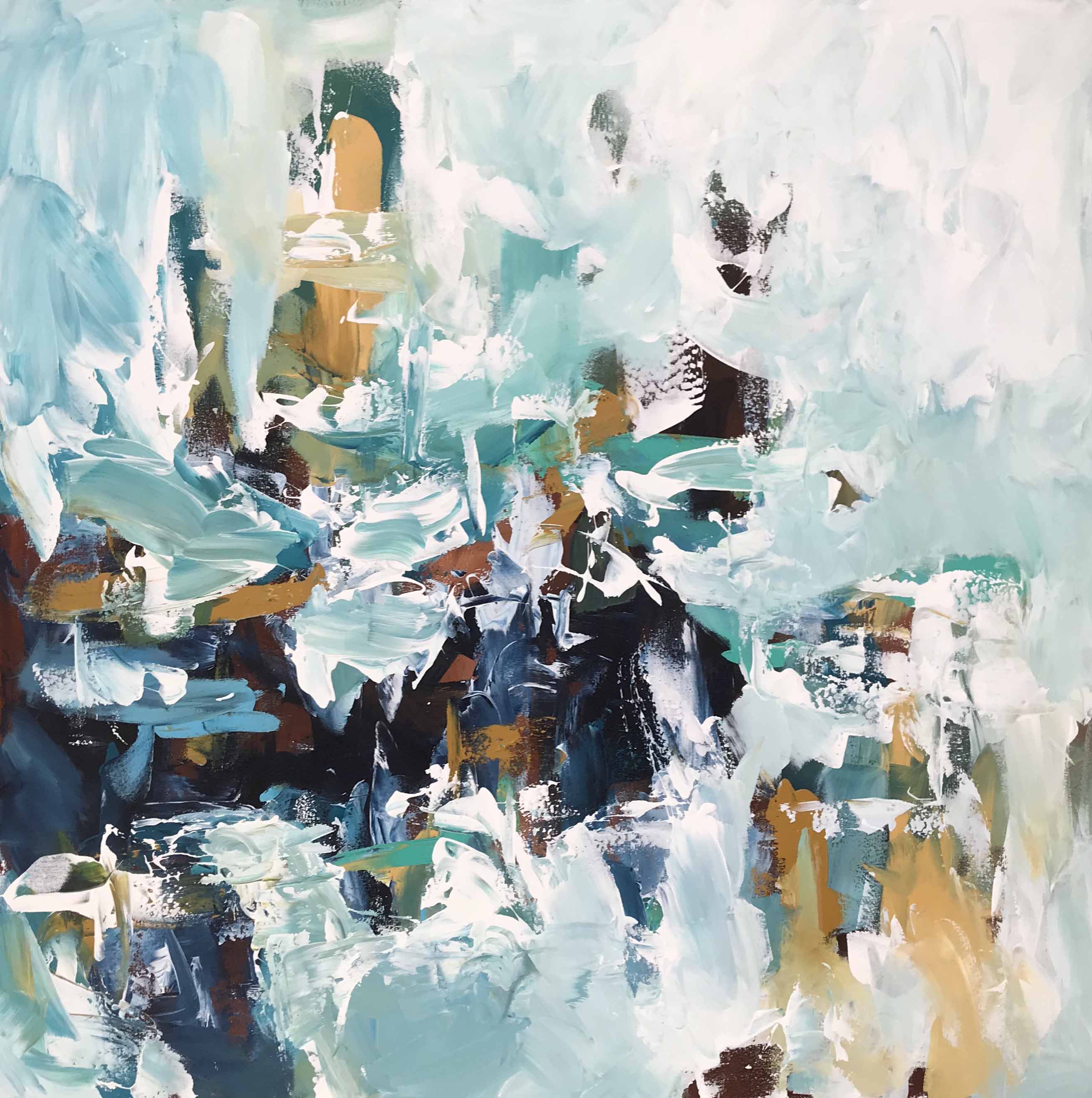 Obsession Part 2 - 102x102 cm - Original Painting-OmarObaid.com