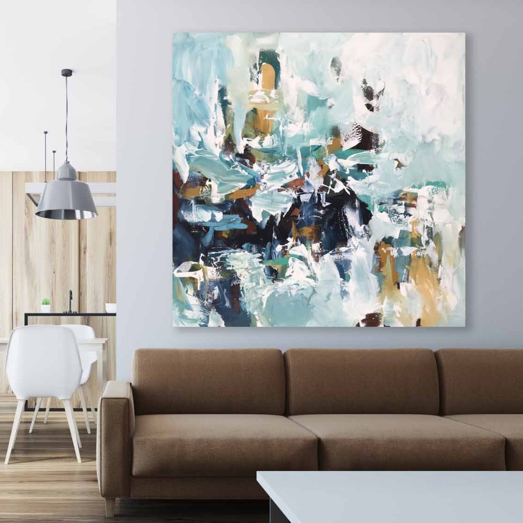 Obsession Part 2 - 102x102 cm - Original Painting-OmarObaid.com