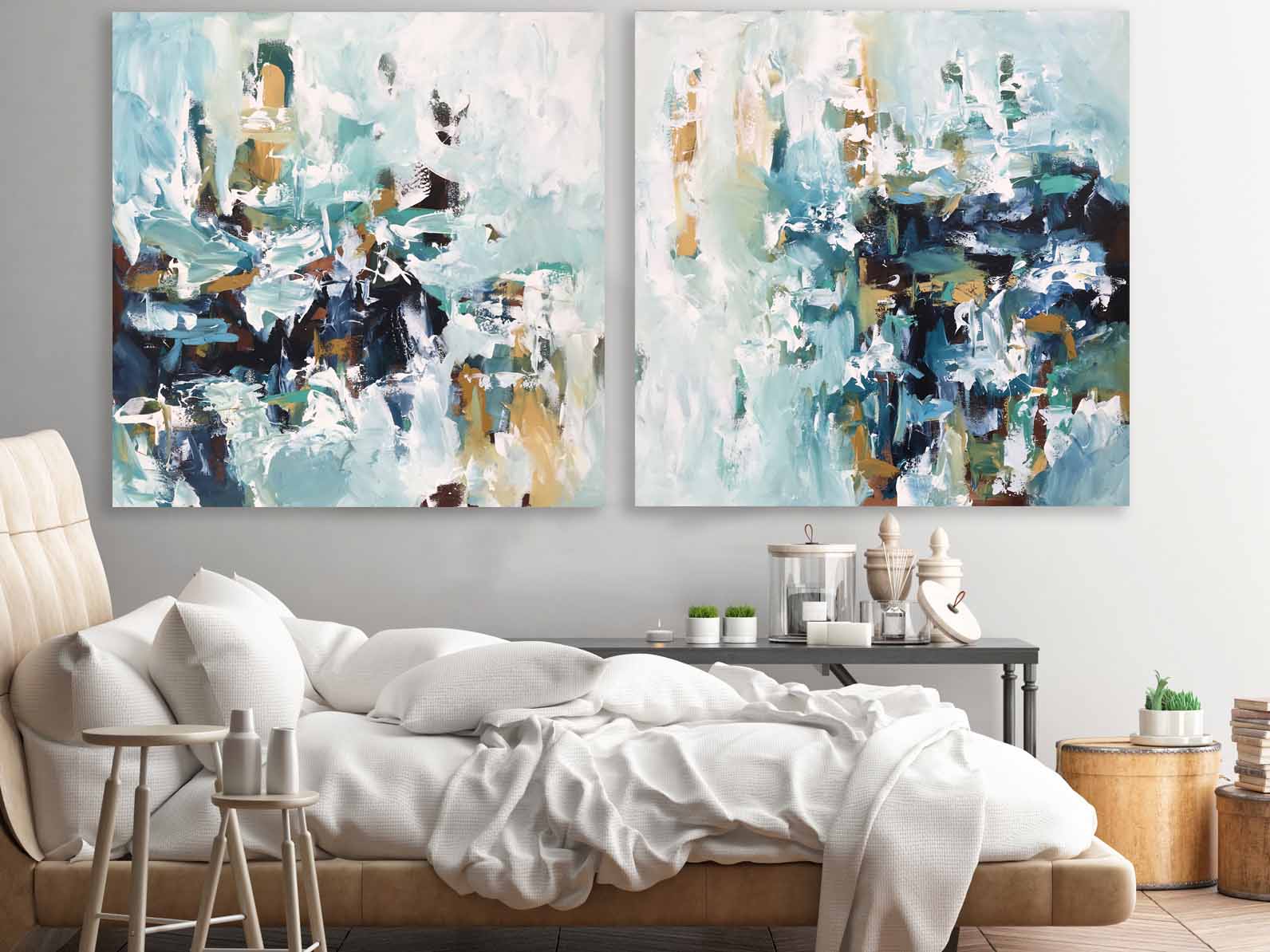Obsession - 204x102 cm - Original Painting-OmarObaid.com