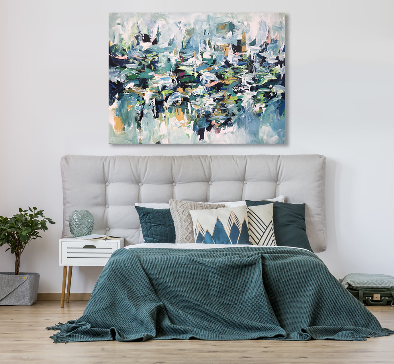Submersion - 120x90 cm - Original Painting-OmarObaid.com