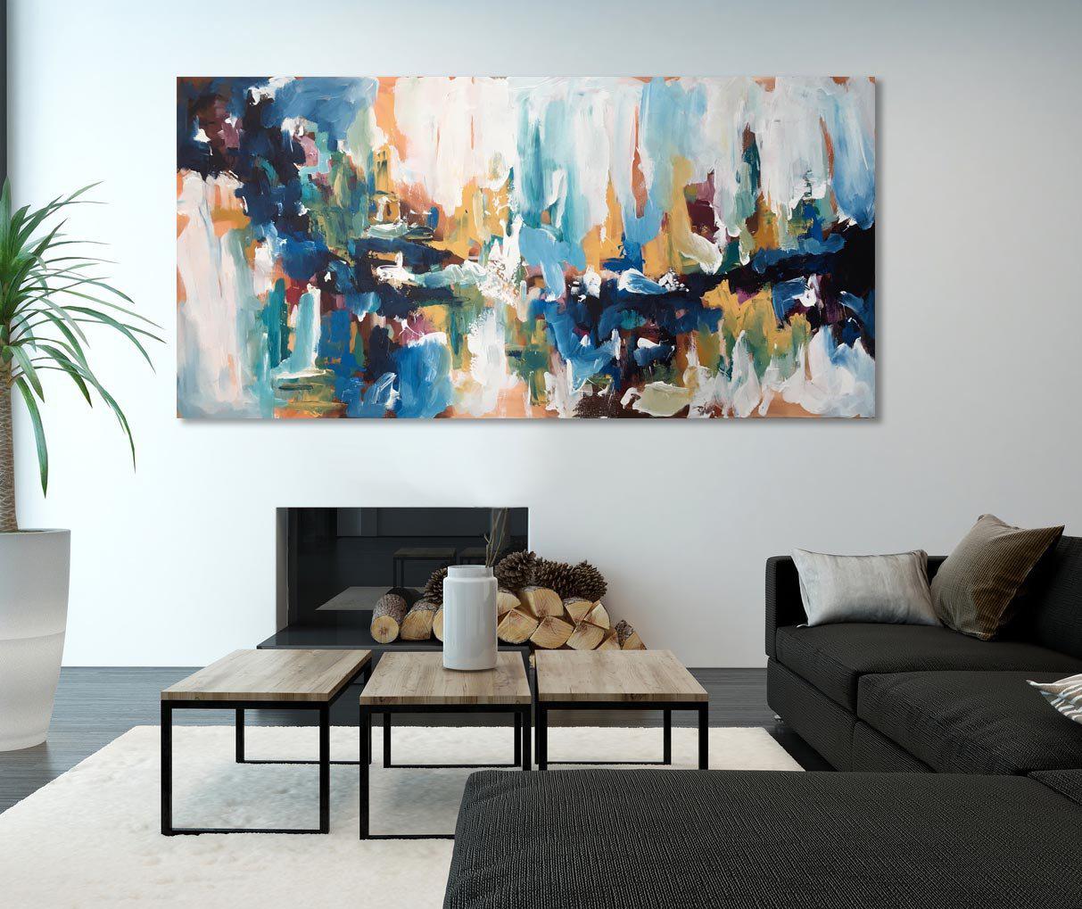 Patience - 150x76 cm - Original Painting-OmarObaid.com