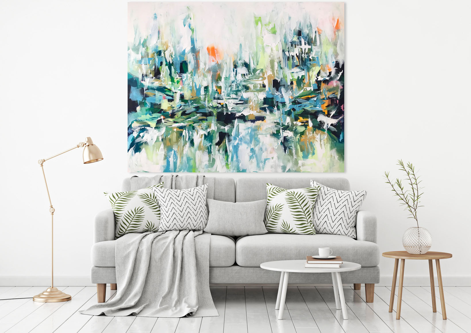 So Far Away - 152x120 cm - Original Painting-OmarObaid.com