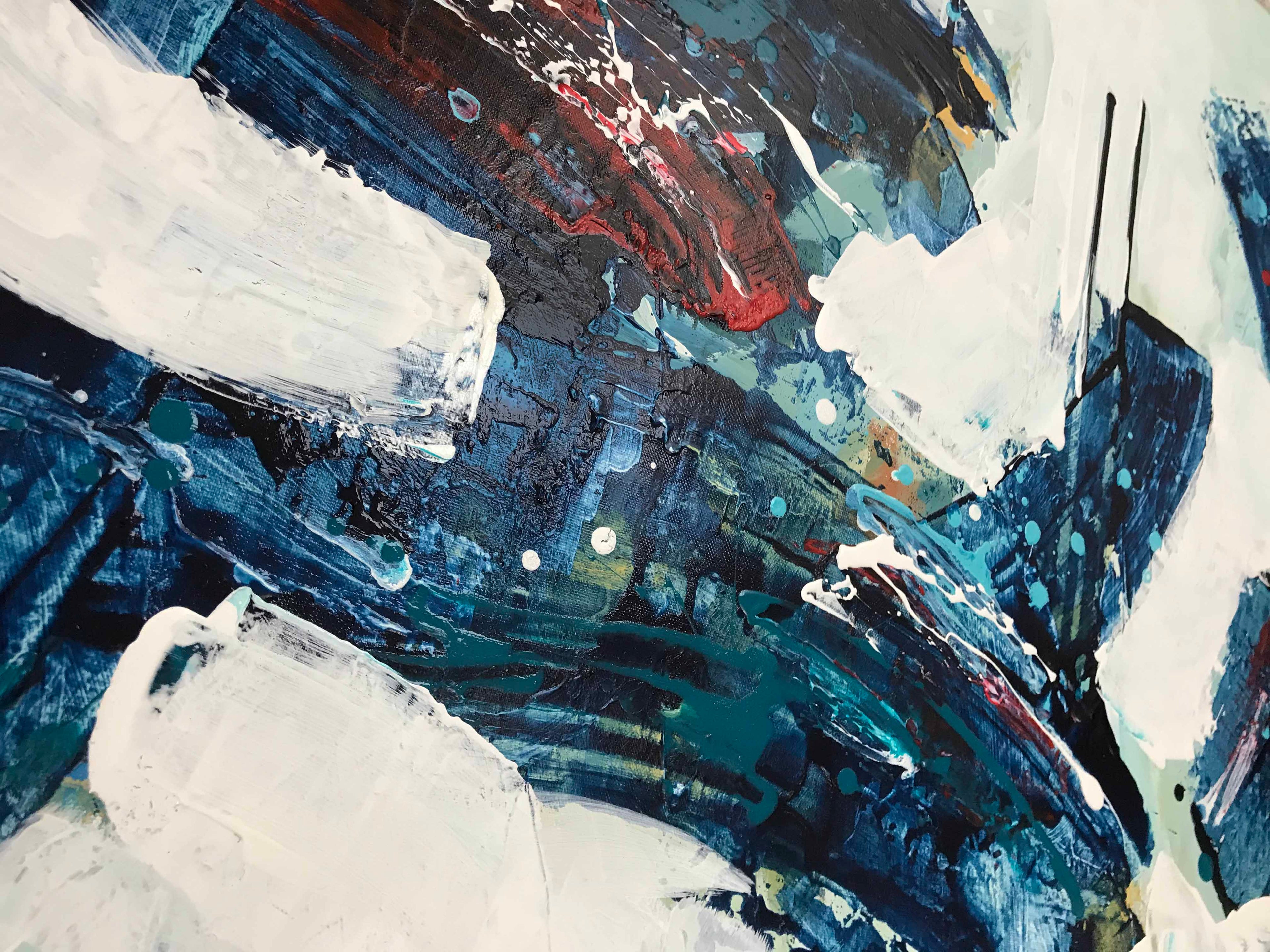 Searching - 150x76 cm - Original Painting-OmarObaid.com