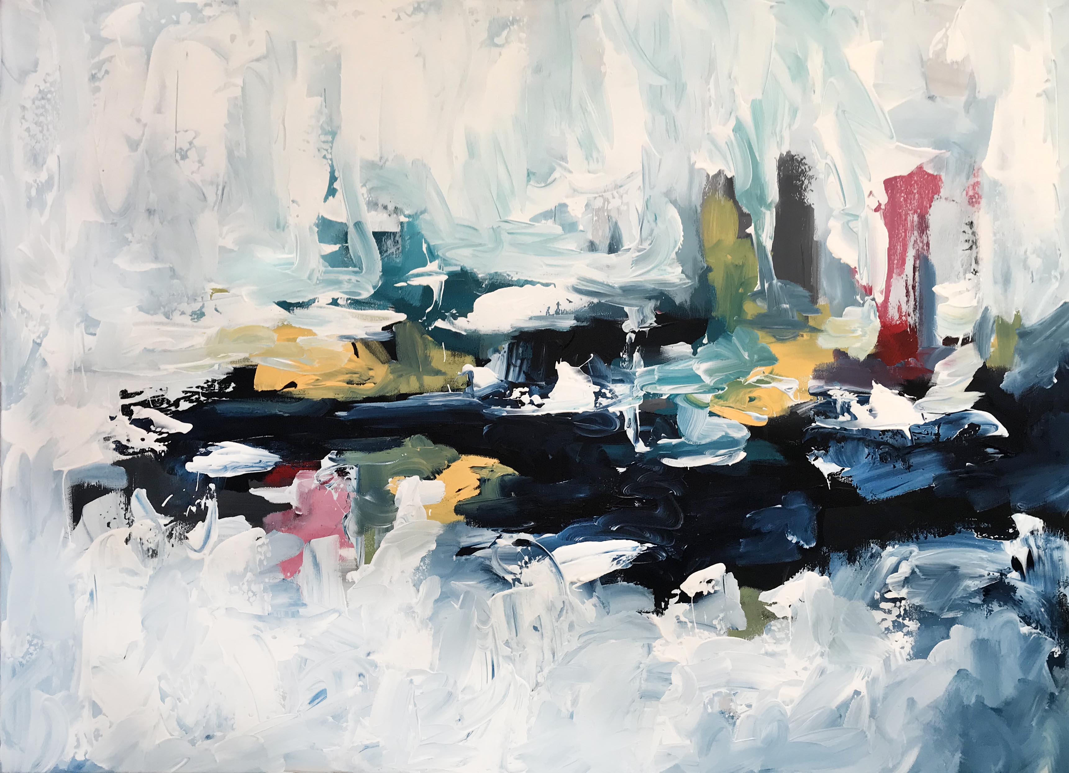 On The Bright Side - 102x76 cm - Original Painting