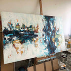 The Waterfall 3 - 152x92 cm - Original Painting