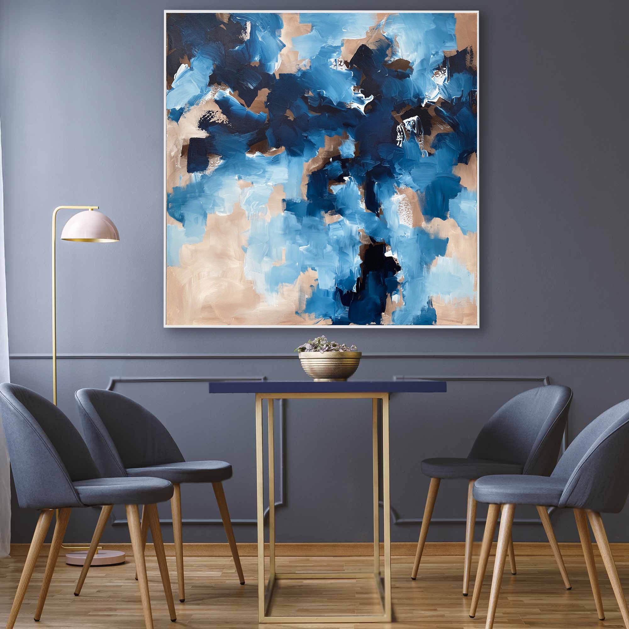 Run While You Can - 102x102 cm - Original Painting