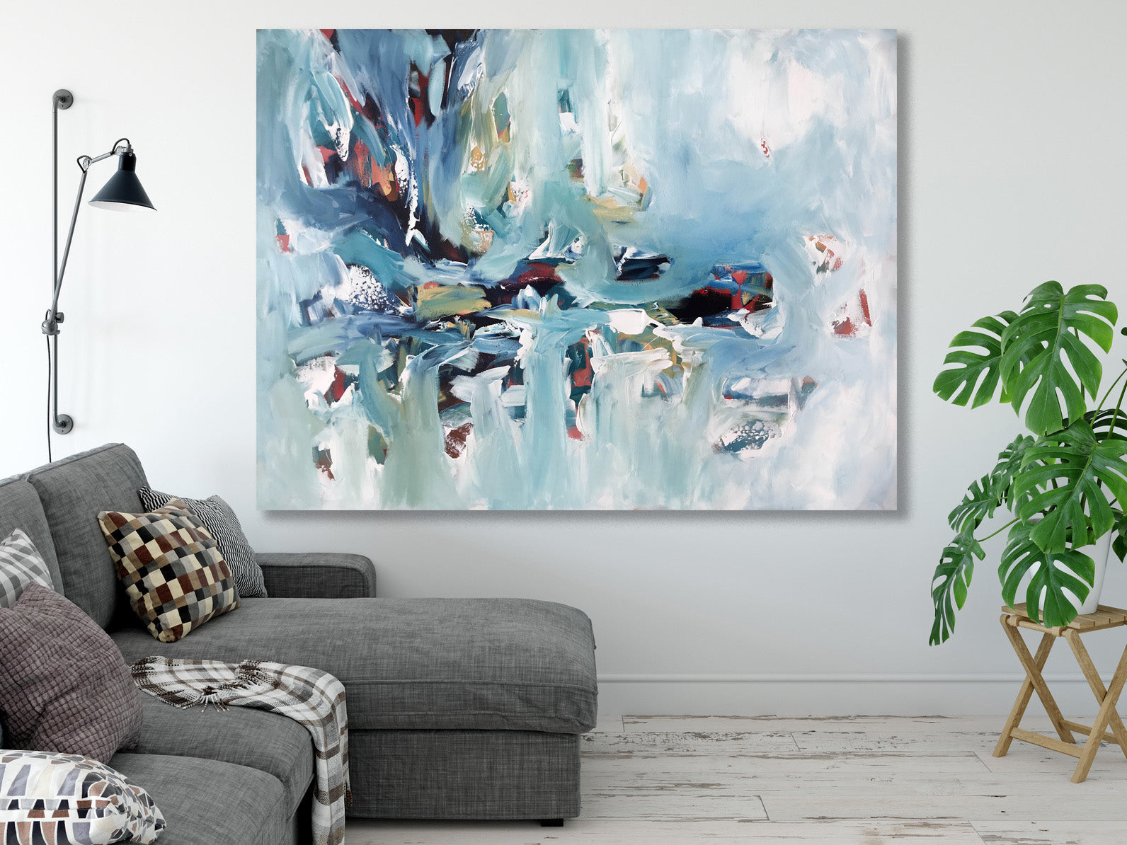 Before Dawn - 122x90 cm - Original Painting-OmarObaid.com
