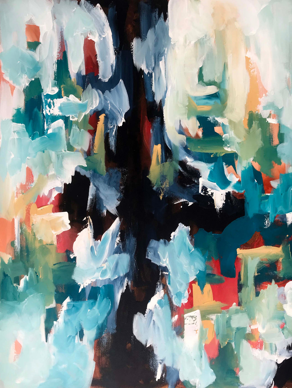 Questioning Reality - 152x102 cm - Original Painting-OmarObaid.com