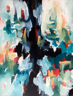 Questioning Reality - 152x102 cm - Original Painting-OmarObaid.com