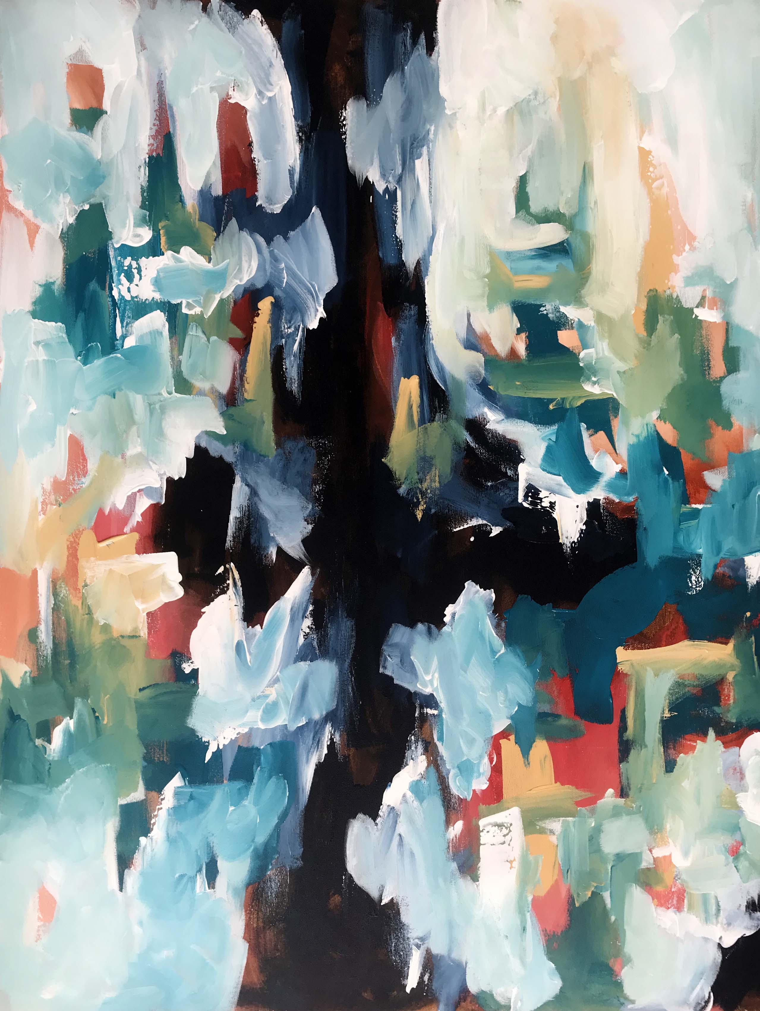Questioning Reality - 152x102 cm - Original Painting-OmarObaid.com
