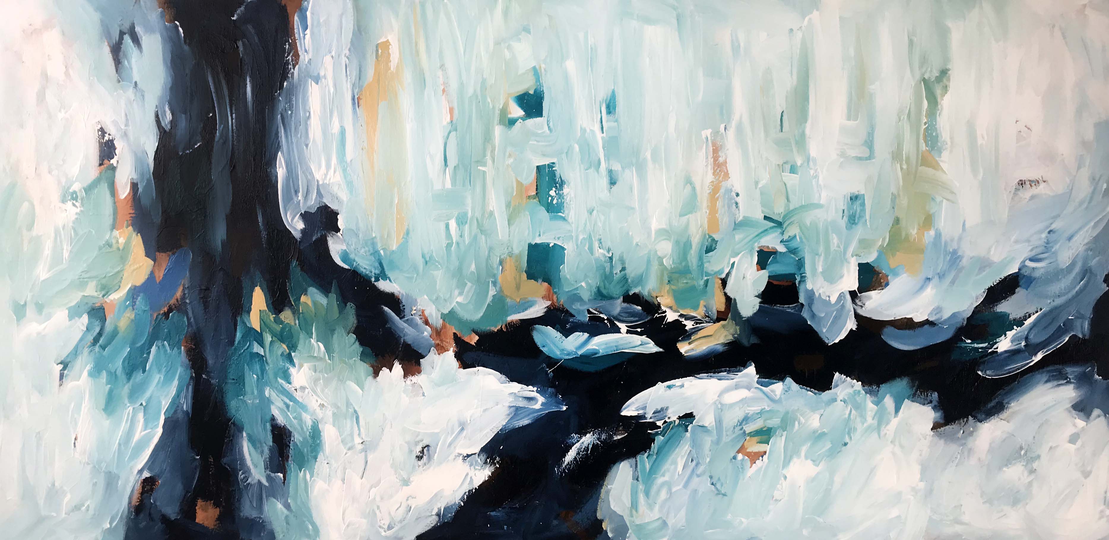 Seeing Is Believing - 152x76 cm - Original Painting-OmarObaid.com
