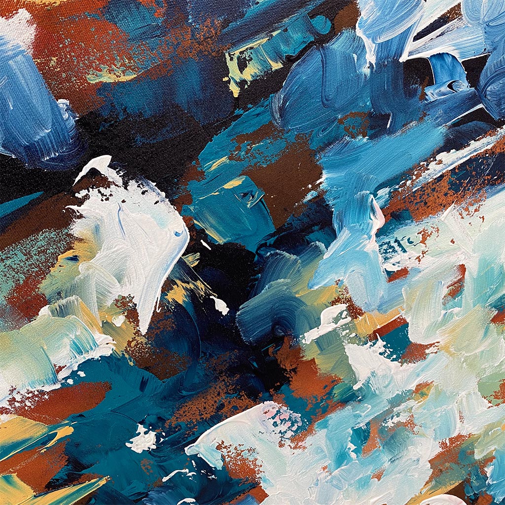 Overcoming This - 150x76 cm - Original Painting