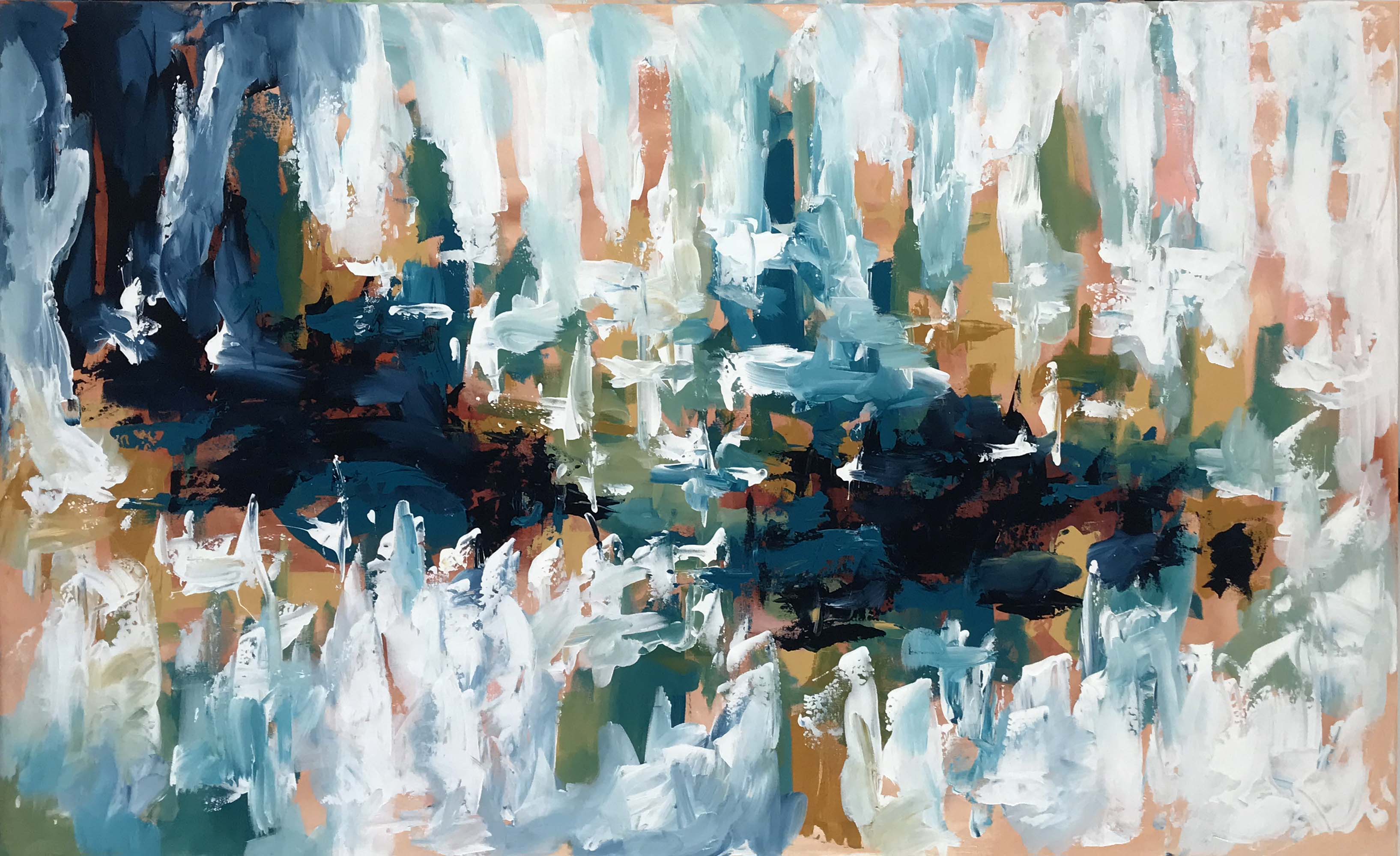 The Absence Of Light 2 - 152x90 cm - Original Painting