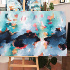 A Ripple In the Ocean - 152x80 cm - Original Painting