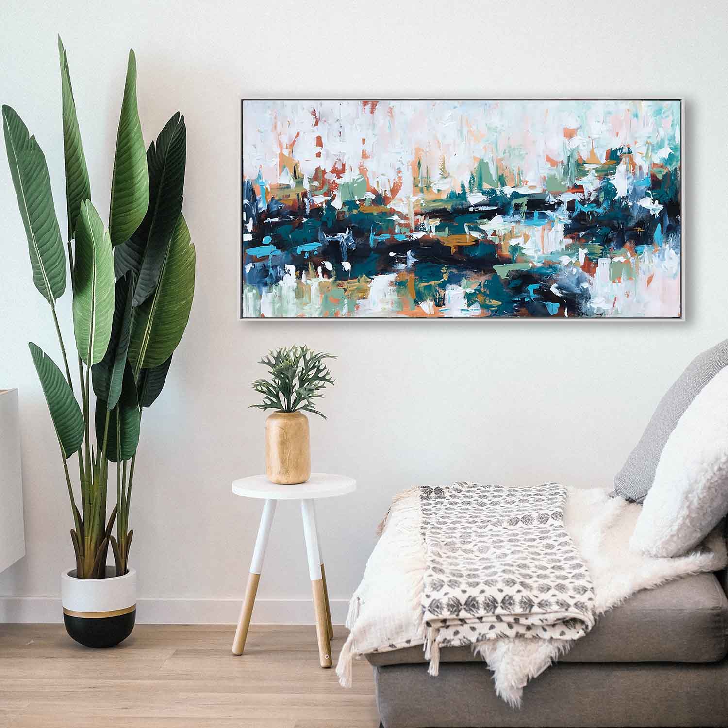 Just Passing By - 122x61 cm - Original Painting