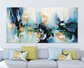 Abstraction No1 - 152x76 cm - Original Painting-OmarObaid.com