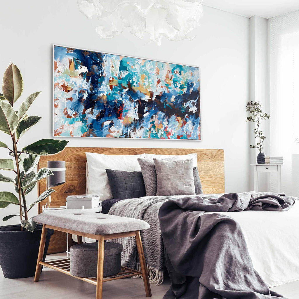 Marching In Time - 150x76 cm - Original Painting