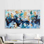 Marching In Time 2 - 150x76 cm - Original Painting