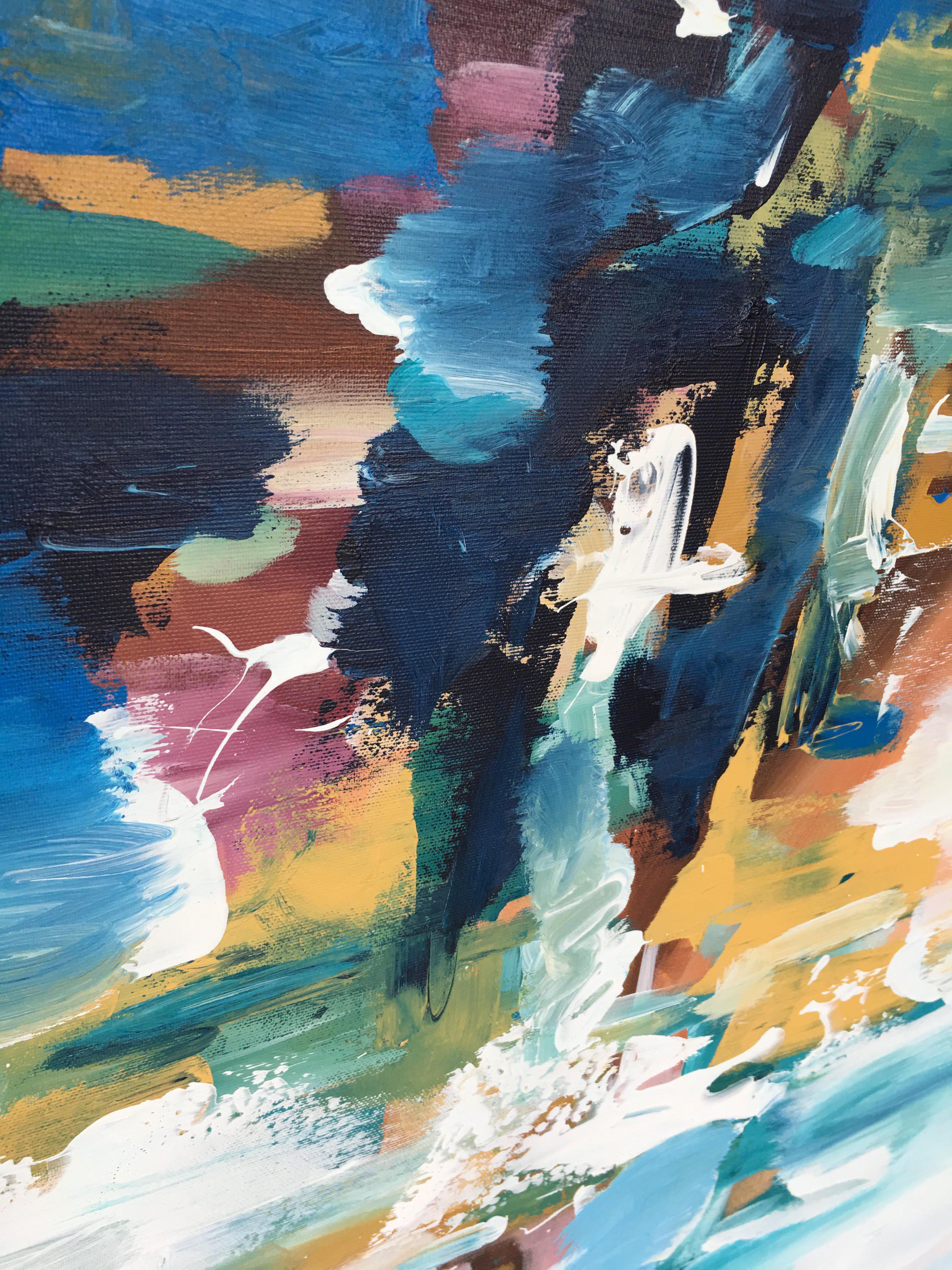 Patience - 150x76 cm - Original Painting-OmarObaid.com