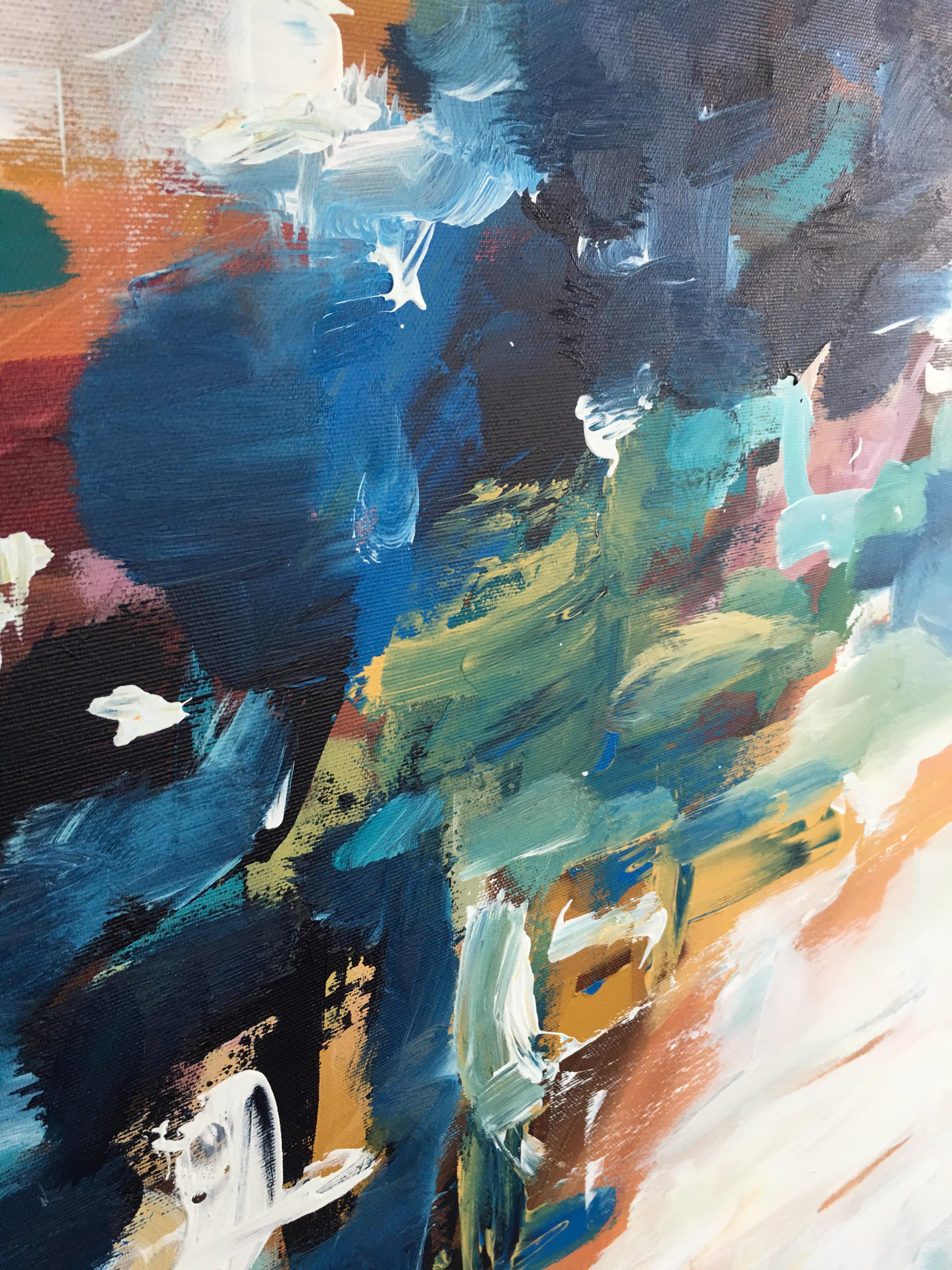 Patience - 150x76 cm - Original Painting-OmarObaid.com